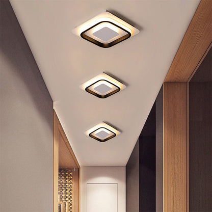 Nzmarket Geometric LED Flush Mount Ceiling Light – Square & Round