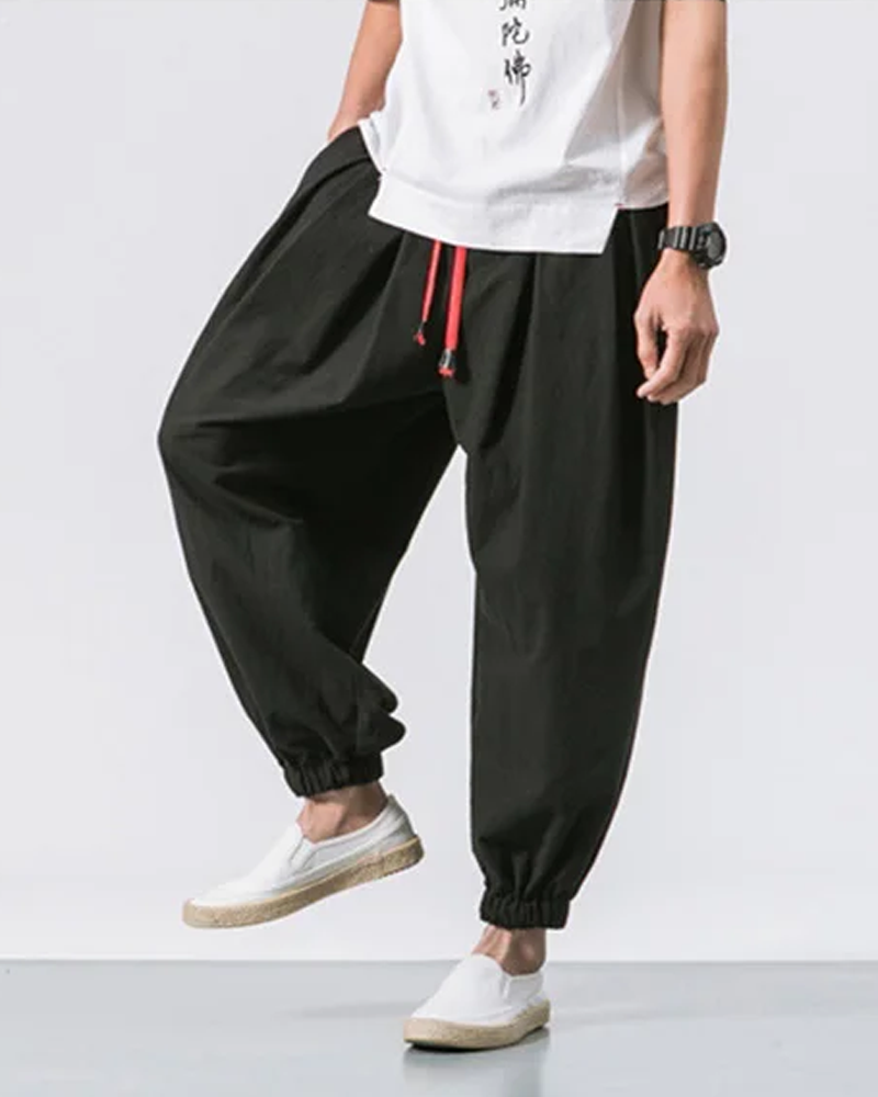 Ethan - Loose Cropped Pants