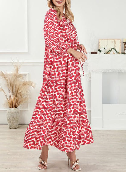 Nina | Floral Boho Maxi Dress