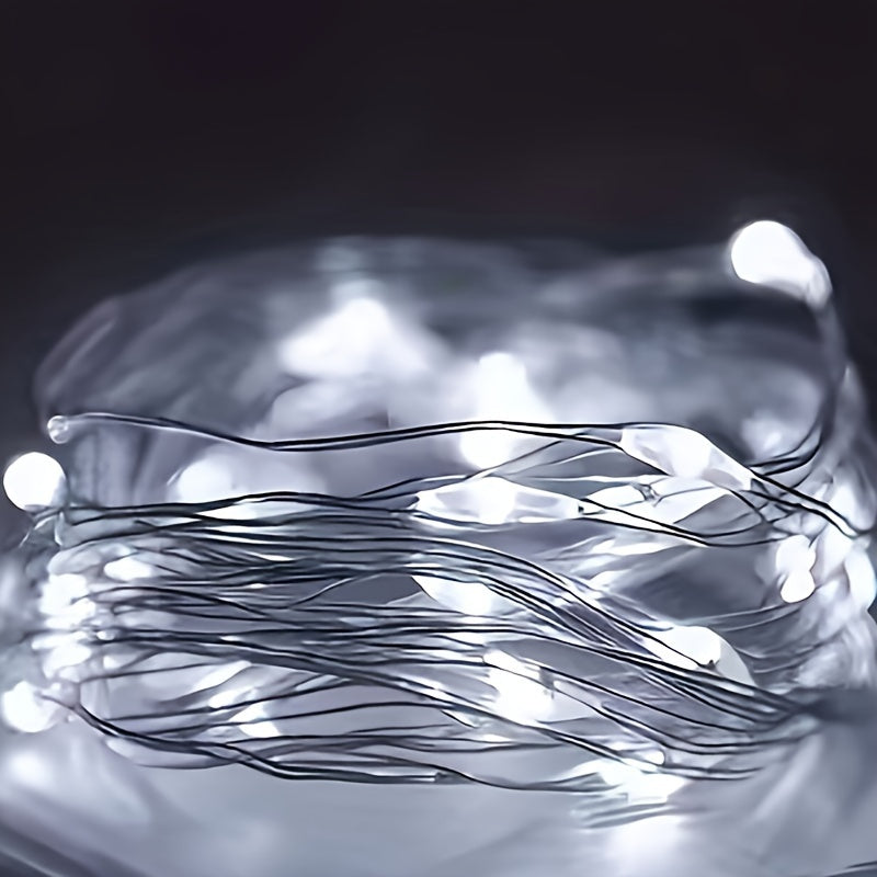 Nzmarket Copper Wire Battery Fairy Lights – 1m to 10m, Warm Yellow Glow