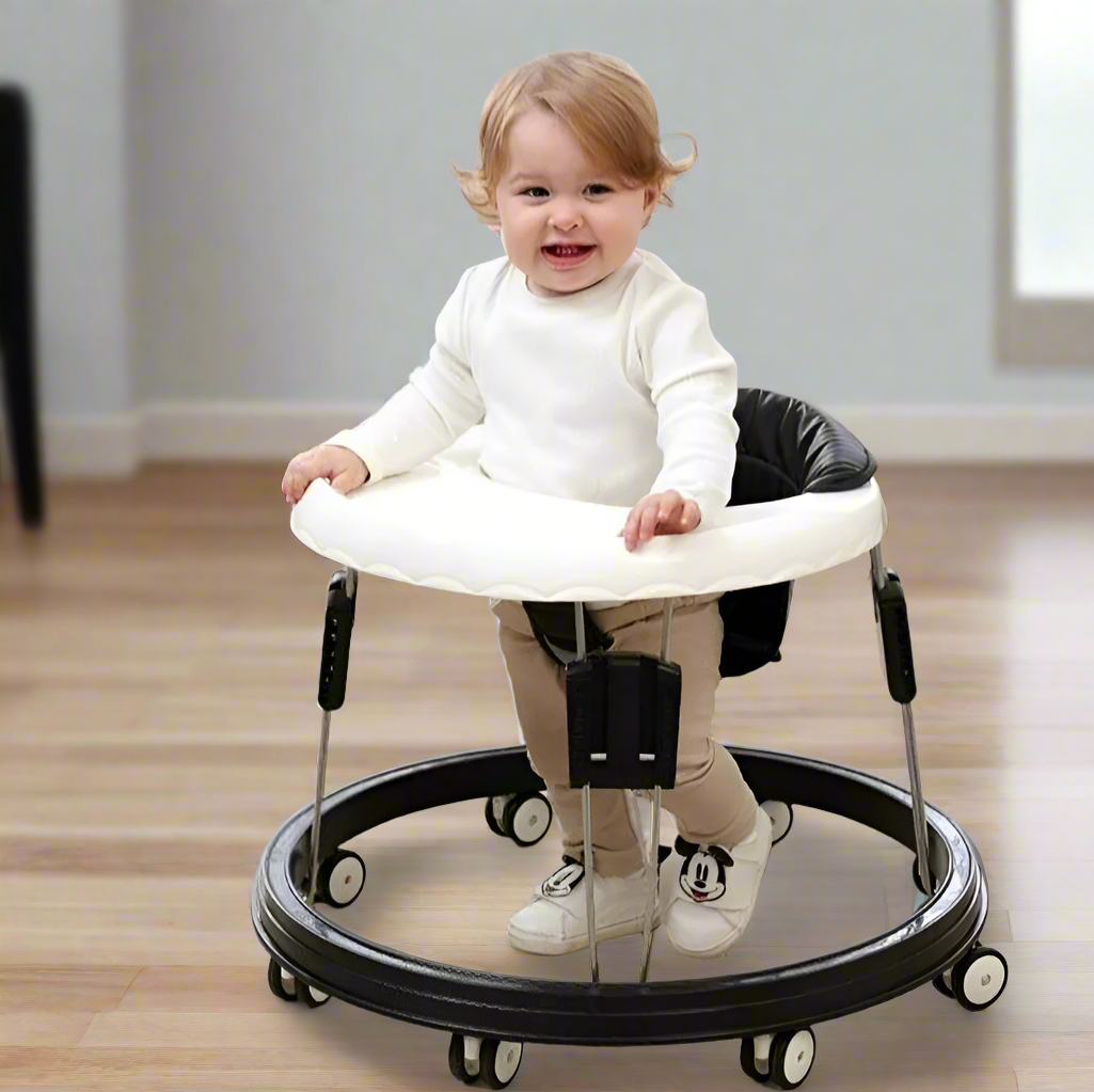 Nzmarket Happy Steps Anti-Rollover Baby Walker