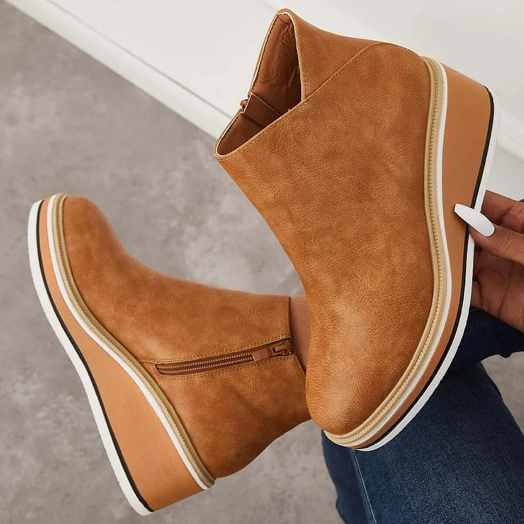 Alba - Elegant Wool-Lined Boots
