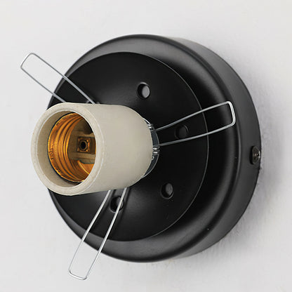 Nzmarket Modern Globe Glass Ceiling Light – Blue & Orange, Black & Copper Base