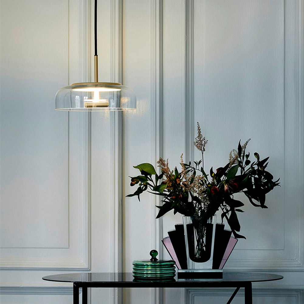 Nzmarket Modern Glass LED Pendant Ceiling Lamp – Warm Focused Light
