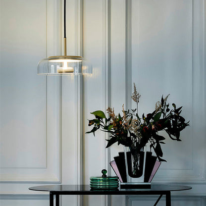 Nzmarket Modern Glass LED Pendant Ceiling Lamp – Warm Focused Light