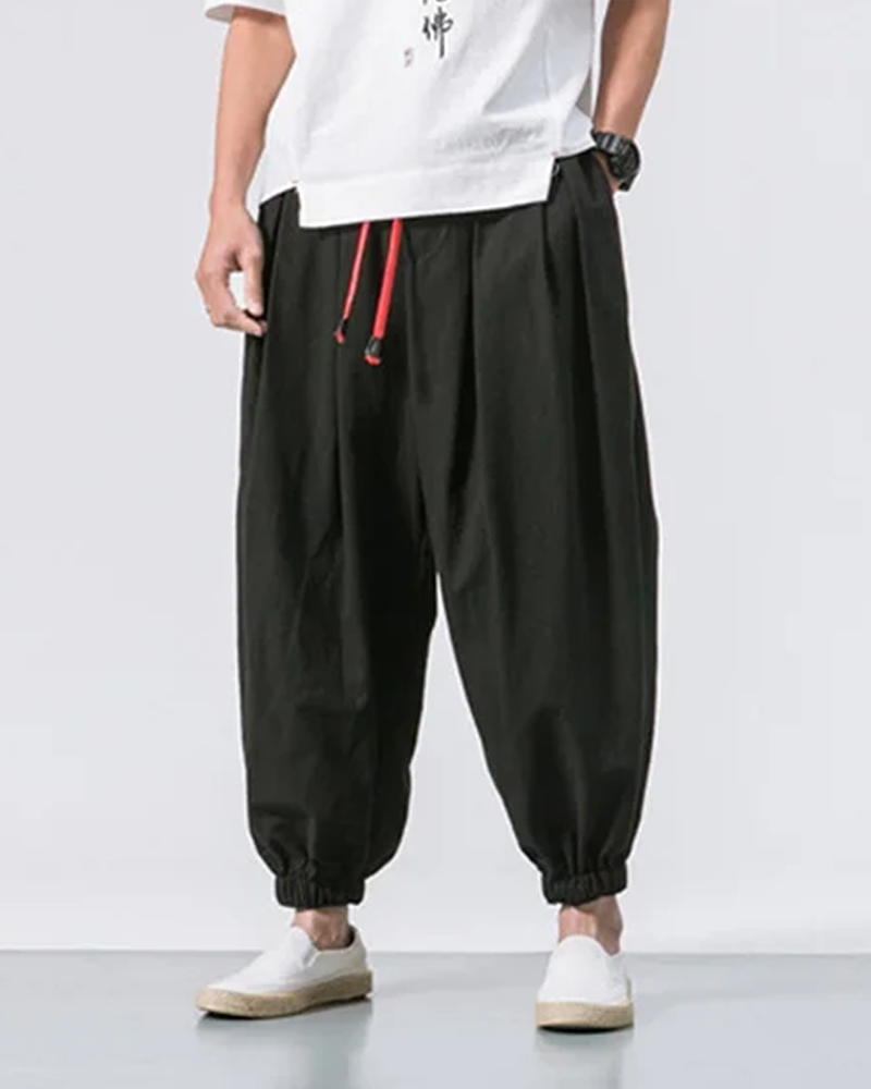 Ethan - Loose Cropped Pants