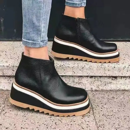 Carly - Luxury Orthopaedic Leather Boots for Optimal Comfort