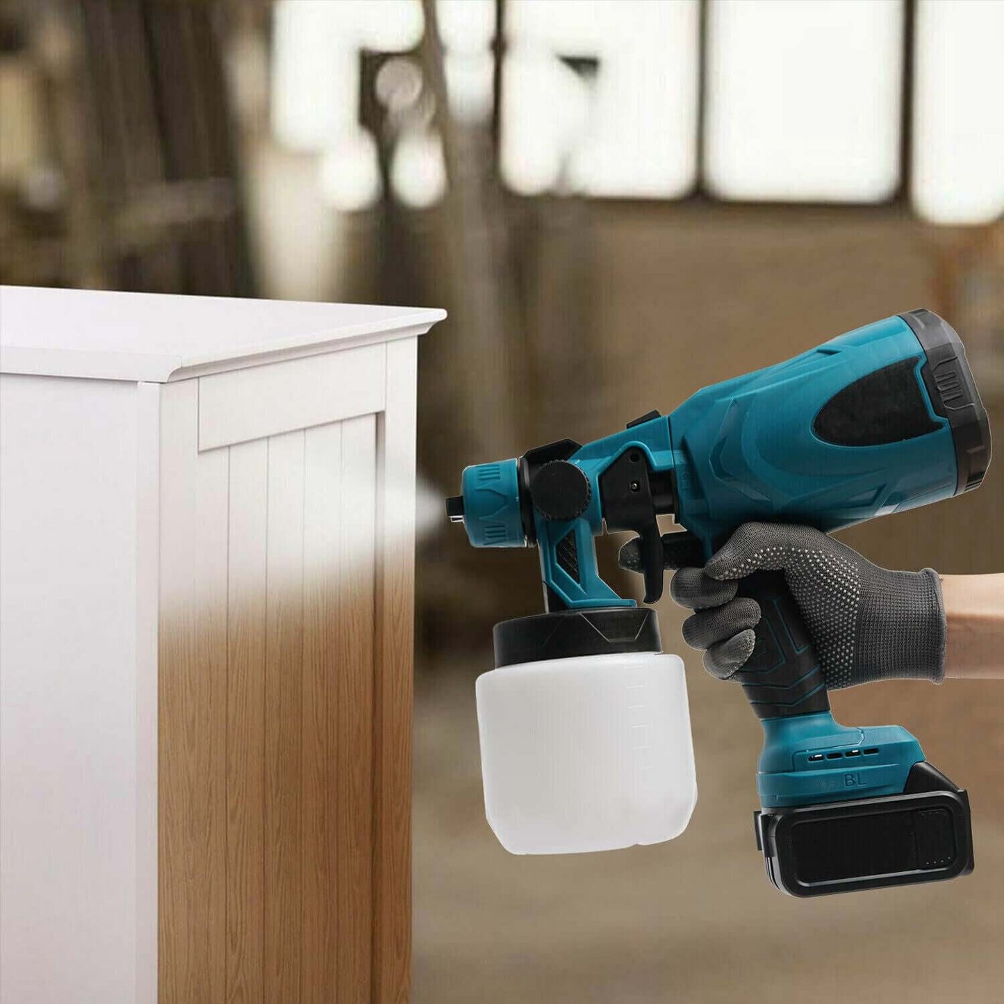 Nzmarket Cordless Paint Sprayer – Professional Even Finish, 2 Free Batteries