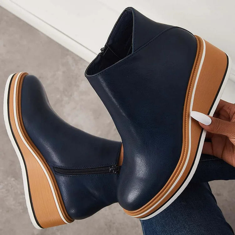 Alba - Elegant Wool-Lined Boots