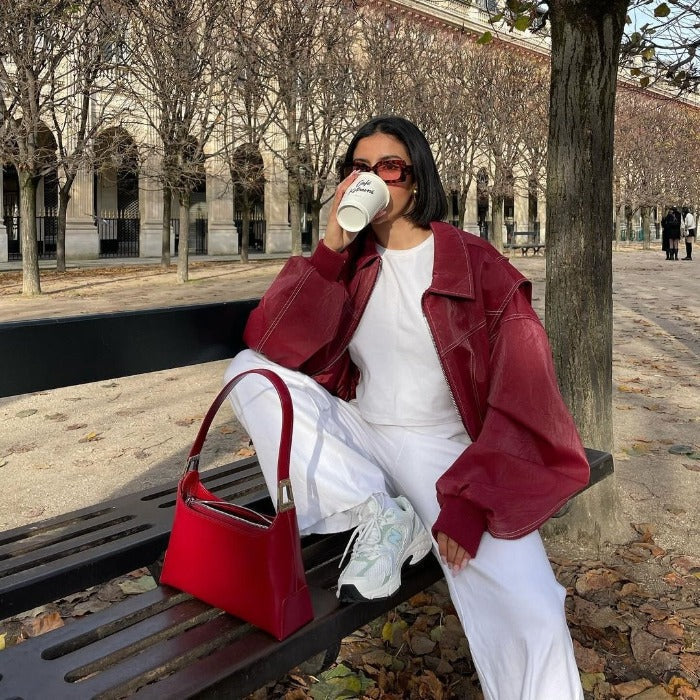 Ruby️ - Oversized Leather Jacket