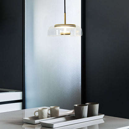 Nzmarket Modern Glass LED Pendant Ceiling Lamp – Warm Focused Light