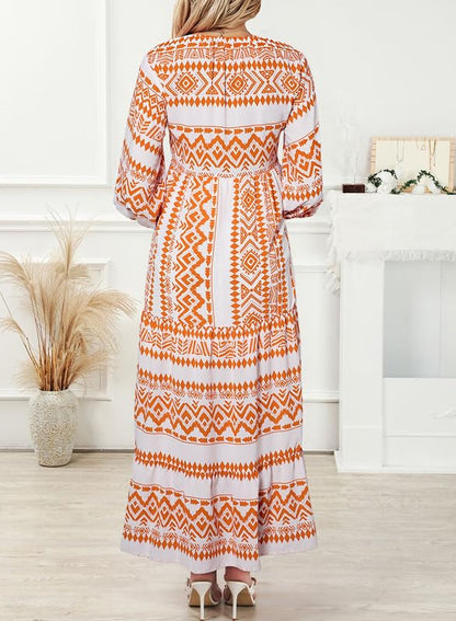 Nina | Floral Boho Maxi Dress