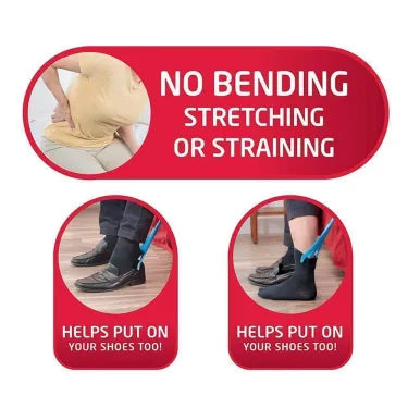 Sock Slider Aid Tool - Sock Helper for Seniors & Limited Mobility