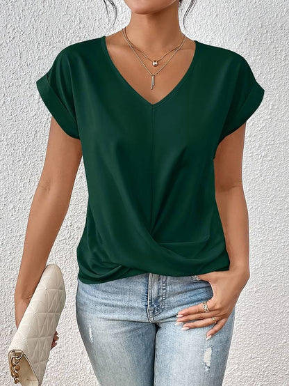 Paola - Elegant Short Sleeve T-Shirt