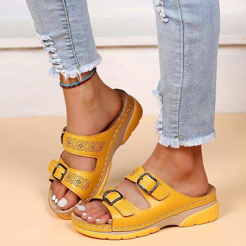SoleEase - Leather Orthopedic Sandals
