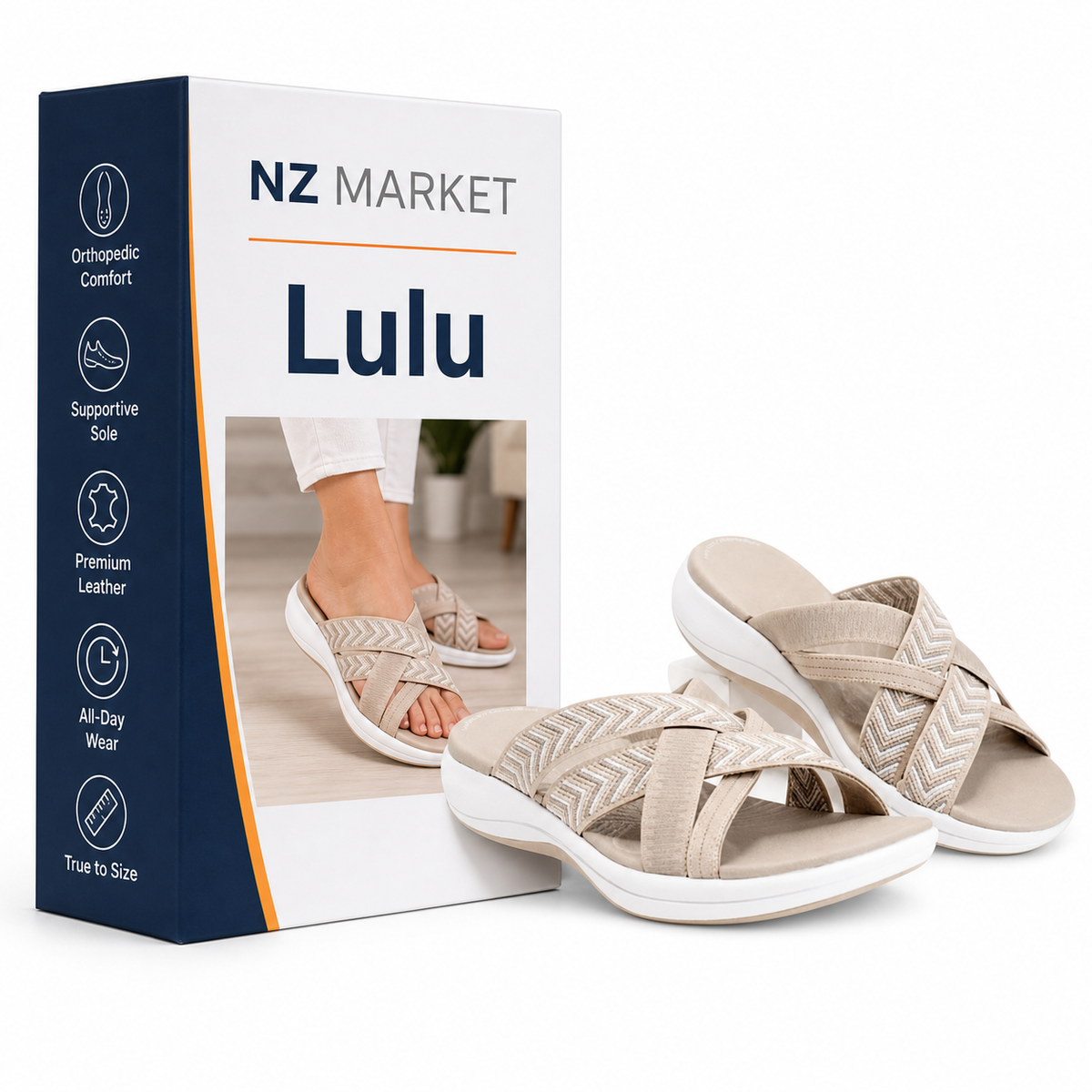 Lulu - Stylish Ergonomic Orthopedic Sandals for Ultimate Comfort