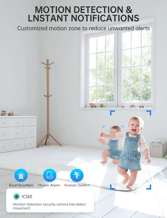 Security Light Bulb Camera -  360° Surveillance, 2-Way Audio, Easy Installation