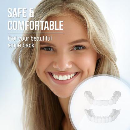 Nzmarket Snap-On Veneers – Top & Bottom Set Included
