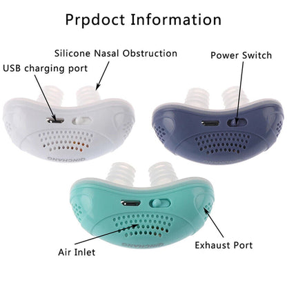 Nzmarket Portable Micro CPAP Silent Sleep Aid – Anti-Snoring, Compact