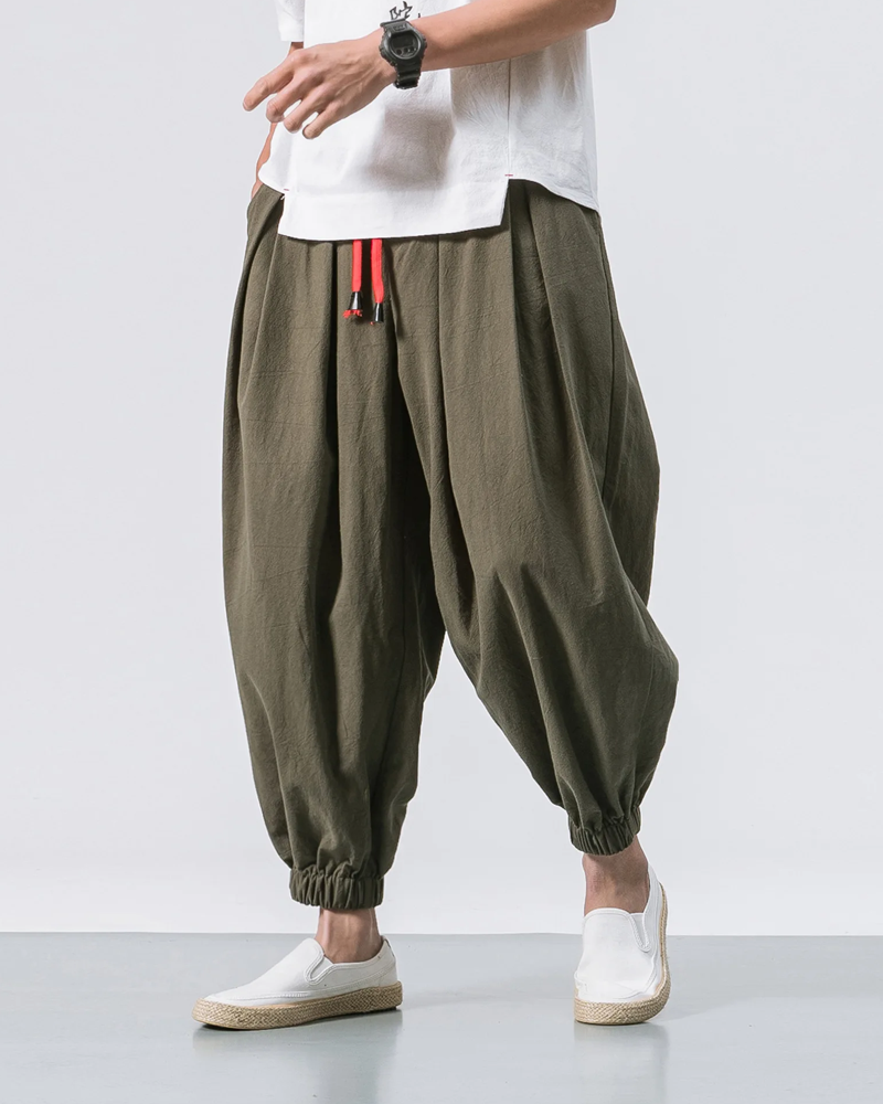 Ethan - Loose Cropped Pants