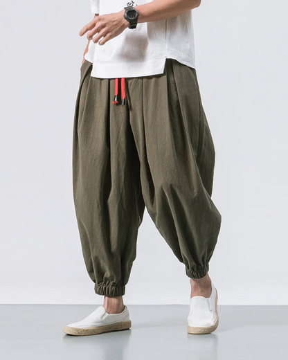 Ethan - Loose Cropped Pants