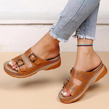 SoleEase - Leather Orthopedic Sandals