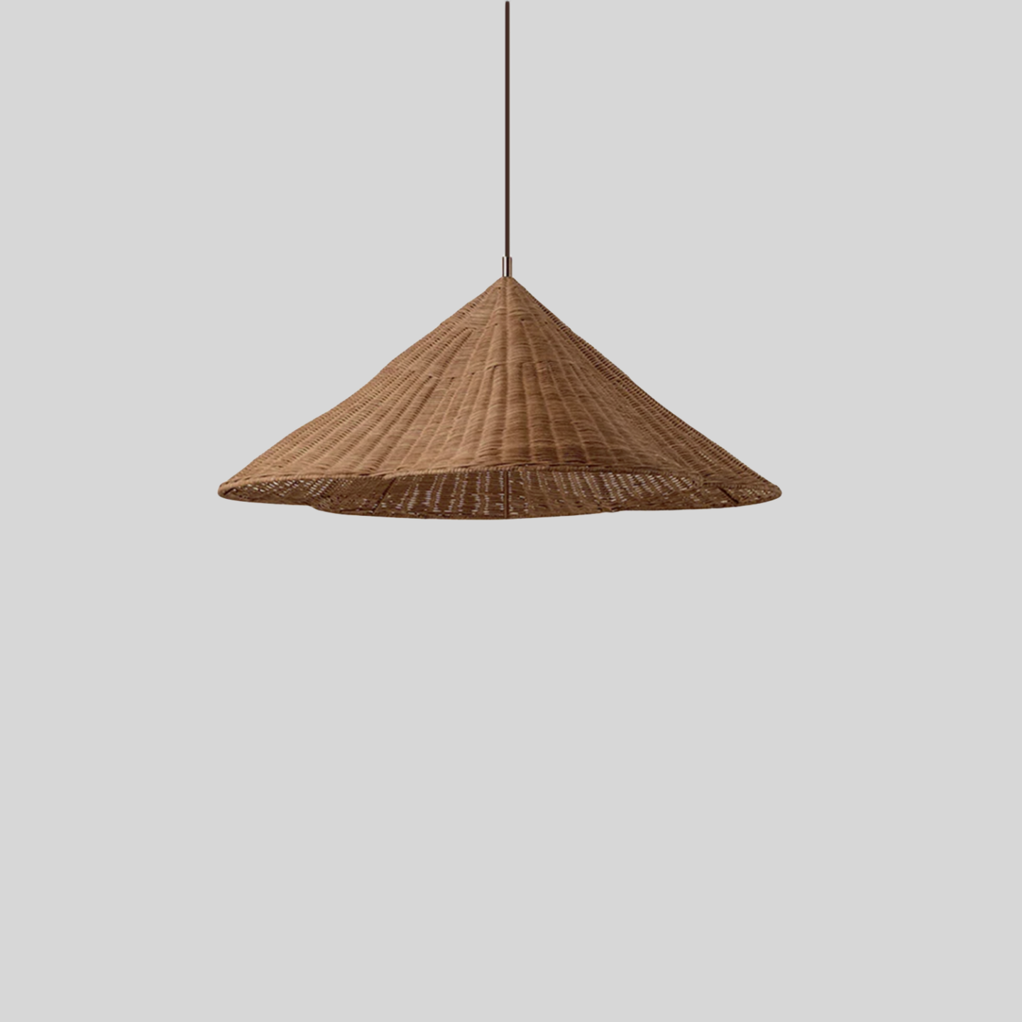 Nzmarket™ Rustic Rattan Woven Pendant Ceiling Lamp – Natural Bohemian Style