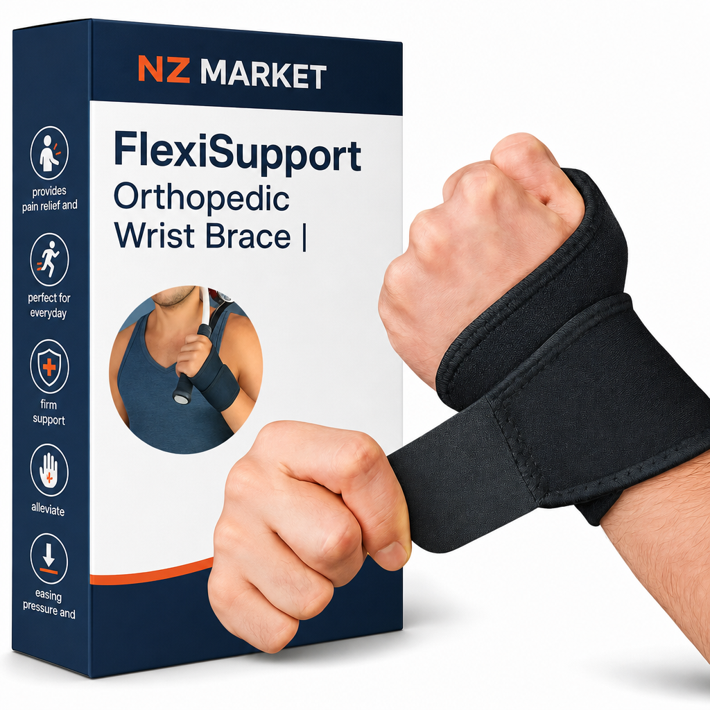 FlexiSupport Orthopedic Wrist Brace | Adjustable Fit