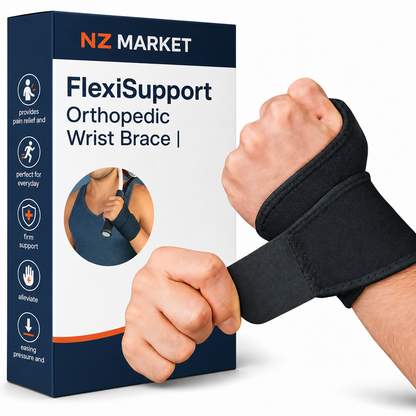 FlexiSupport Orthopedic Wrist Brace | Adjustable Fit