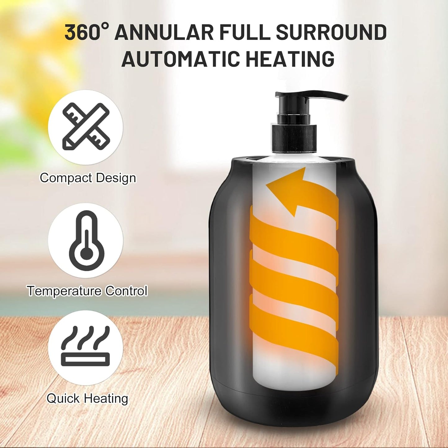 WarmEase Portable Electric Massage Oil Warmer