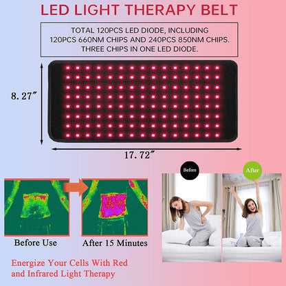 Nzmarket Infrared Light Therapy Pad Belt – Drug-Free Pain Relief