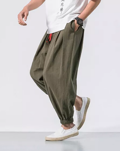 Ethan - Loose Cropped Pants