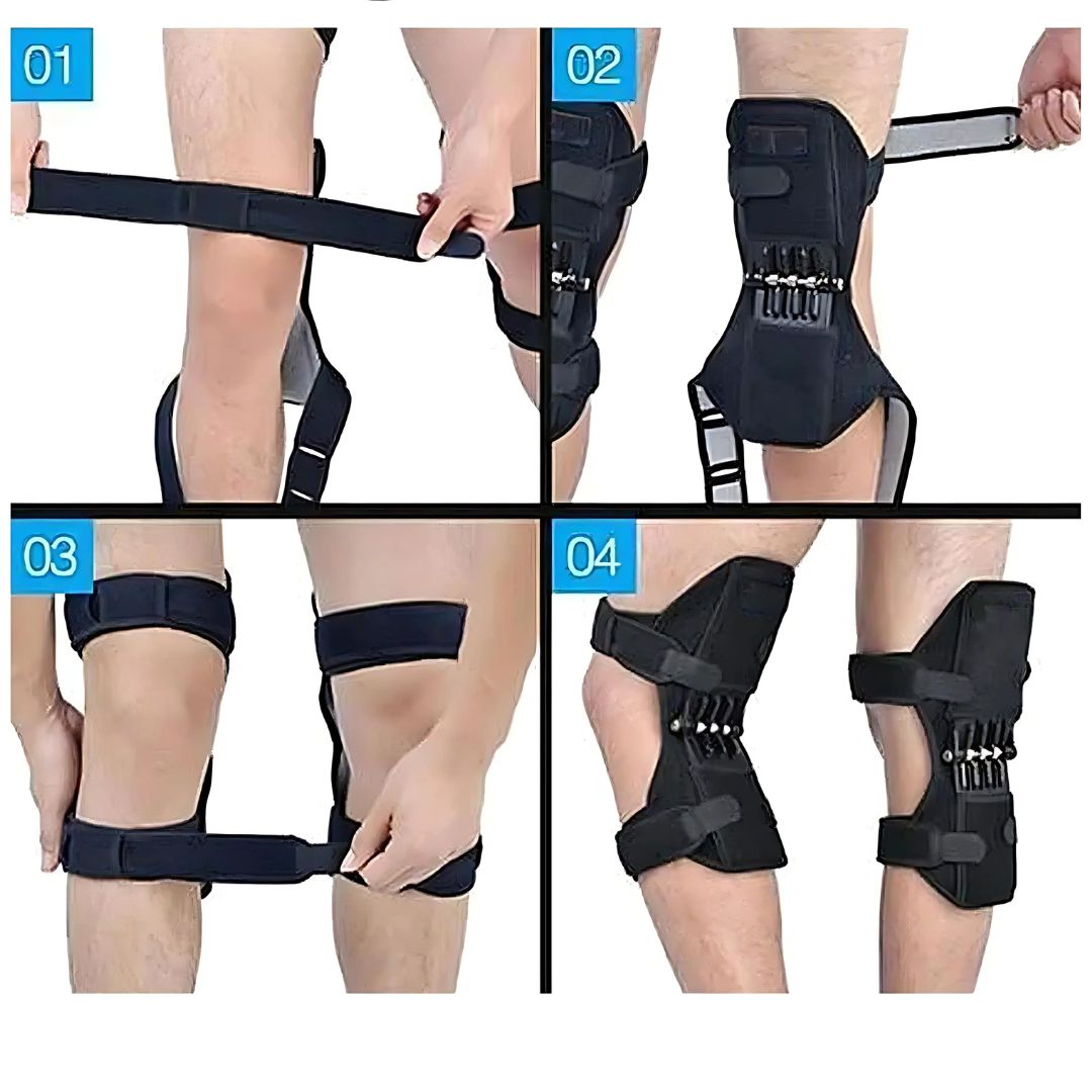 KneeGuard Pro Set of 2 Hinged Knee Brace Stabilizers