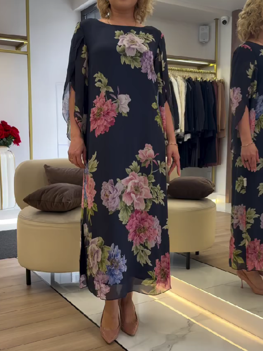 Nancy | Floral Loose Maxi Dress