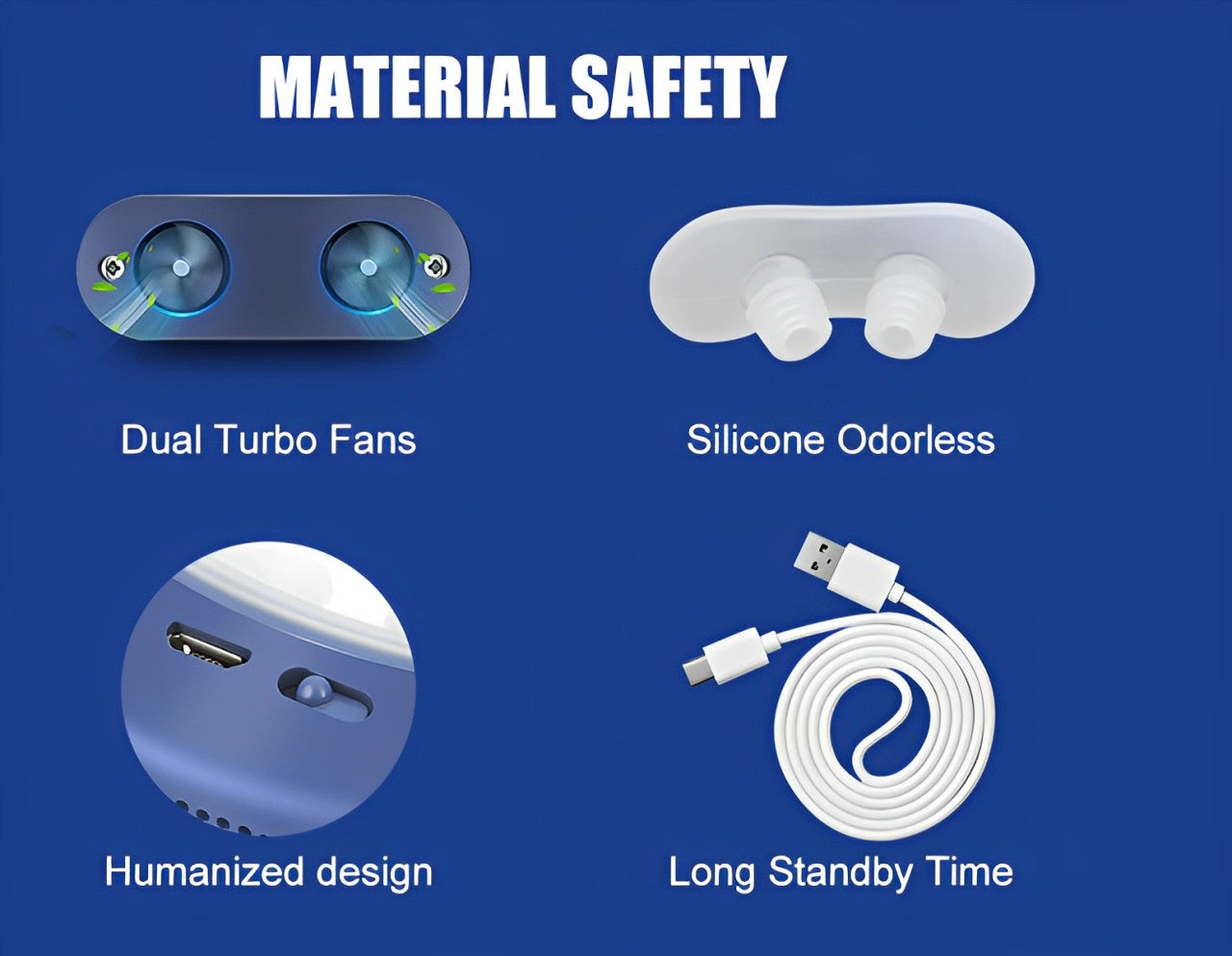 Nzmarket Portable Micro CPAP Silent Sleep Aid – Anti-Snoring, Compact