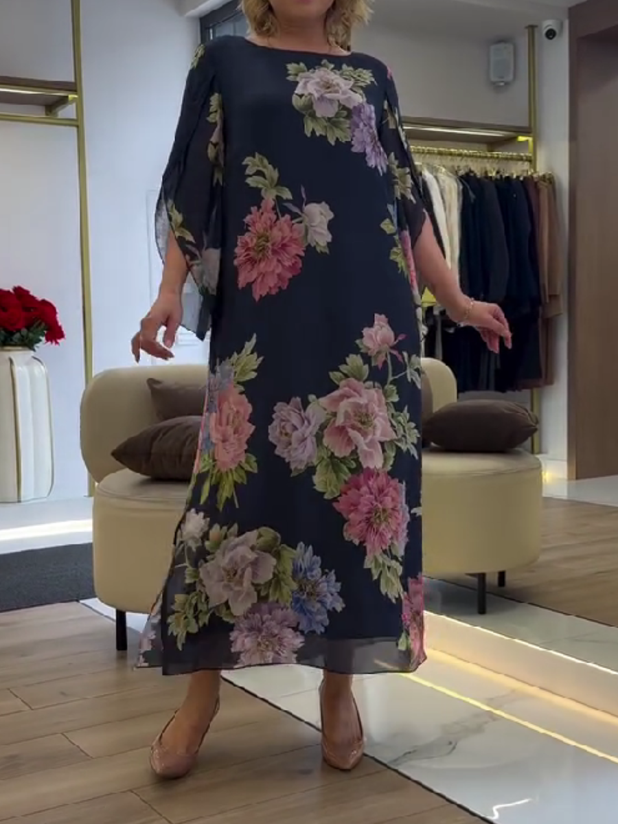 Nancy | Floral Loose Maxi Dress