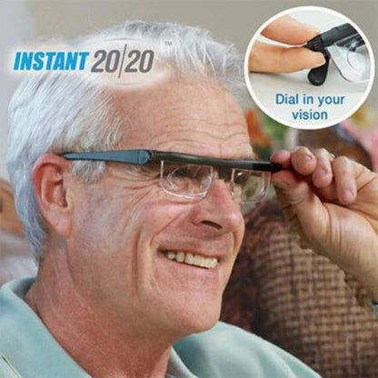 Nzmarket™ Adjustable Focus Glasses – Near & Far Vision in One Pair