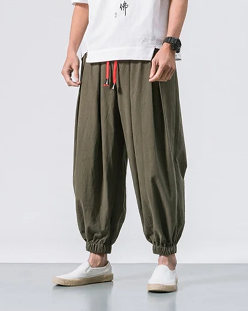 Ethan - Loose Cropped Pants