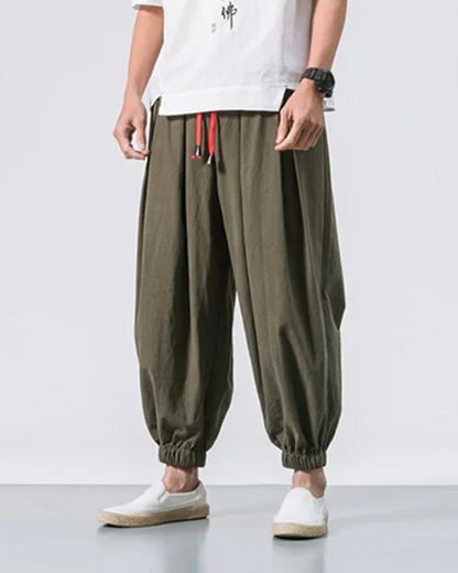 Ethan - Loose Cropped Pants