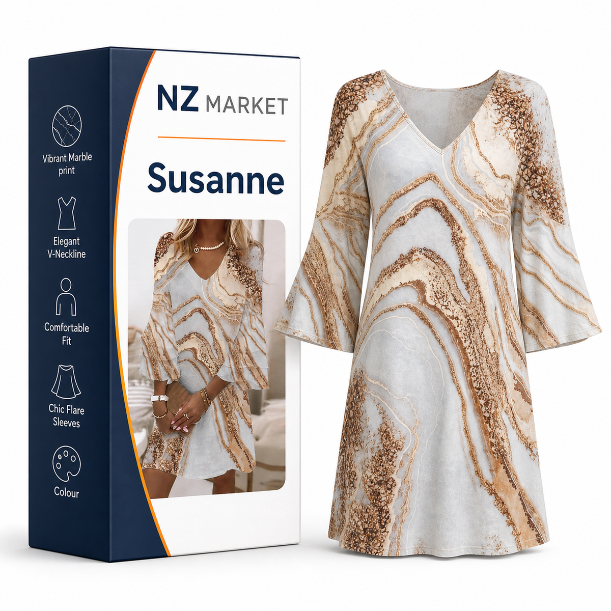 Susanne - Stylish Mini Dress for a Chic Look
