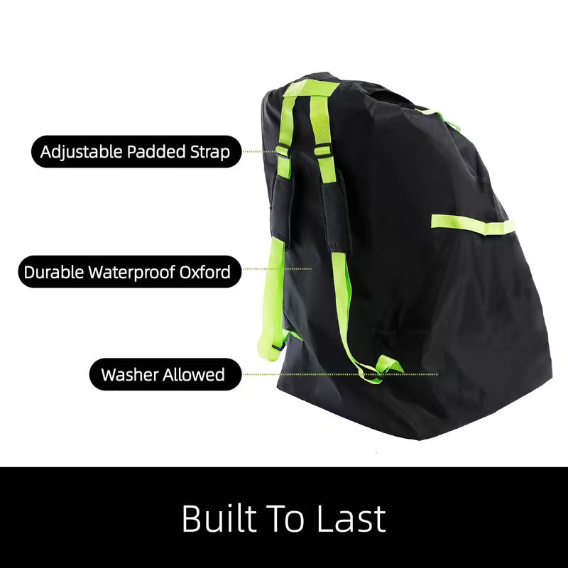 Nzmarket Convertible Car Seat Travel Backpack Bag | Waterproof Child Seat Protector