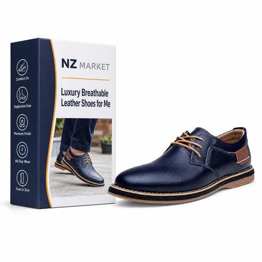 Luxury Breathable Leather Shoes for Men - Noud