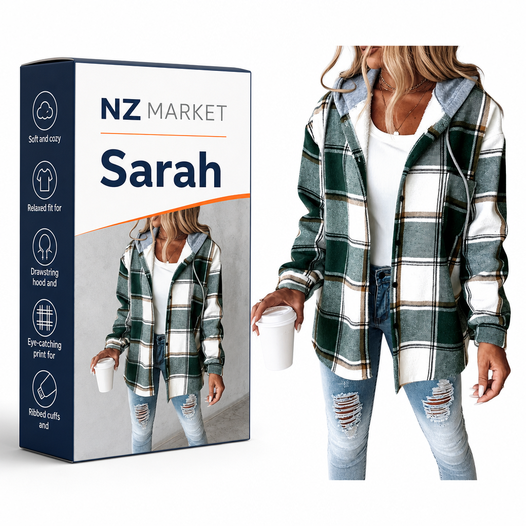Sarah - Comfy Print Hoodie