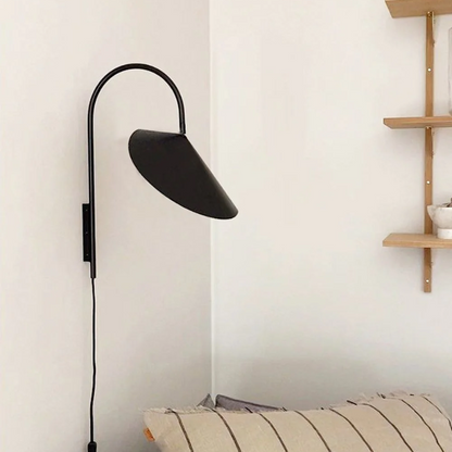 Nzmarket™ Modern Iron Petal Wall Light – Sculptural Shadow Art Design