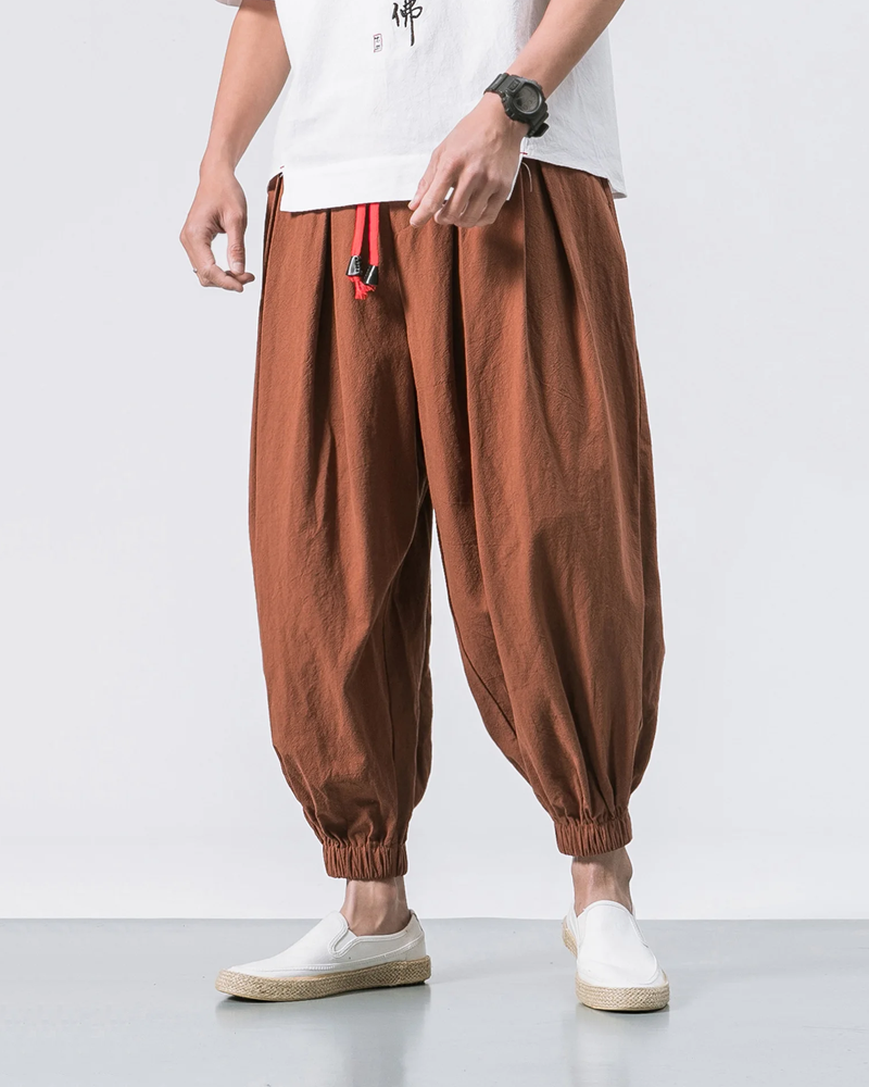 Ethan - Loose Cropped Pants