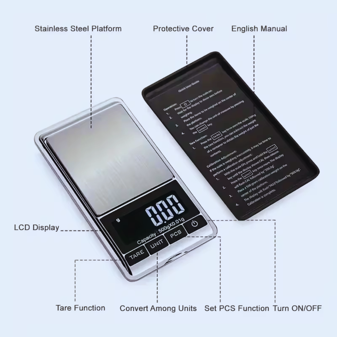 Nzmarket Compact Digital Pocket Scale – Precise & Reliable Measurements