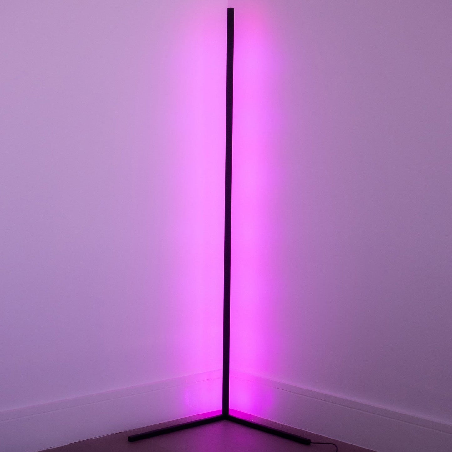 Nzmarket™ Slim LED Corner Floor Lamp – Adjustable Brightness, Warm White