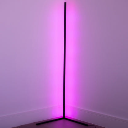 Nzmarket™ Slim LED Corner Floor Lamp – Adjustable Brightness, Warm White