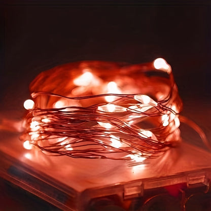 Nzmarket Copper Wire Battery Fairy Lights – 1m to 10m, Warm Yellow Glow