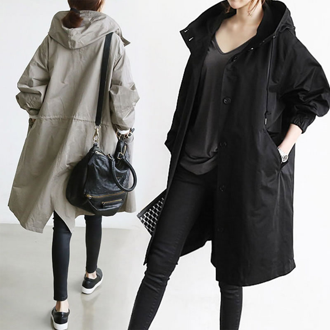 WeatherGuard - Stylish Windbreaker Trenchcoat
